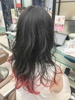 グランシュ 青葉台店(GranCieux)&nbsp;裾カラー カシスレッド ピンク