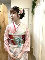 ロカット サロン(Roquat Salon)&nbsp;振袖着付けとヘアセット【ヘアセット/立川/成人式着付け/浴衣】