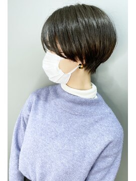 ニット 銀座(knit) 《knit銀座》大人黒髪20代30代40代ショートボブ丸み前下がり