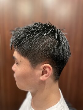 ヒロギンザ 田町店(HIRO GINZA) 刈り上げアップバング