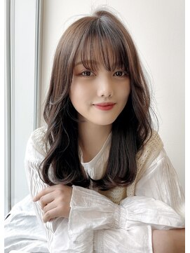 アドレバイハピネス(ADORE by happiness) 大人可愛い韓国風顔周りカット 奈良大和八木 20代 30代