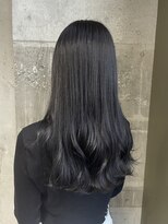 ガルボヘアー 名古屋栄店(garbo hair)&nbsp;#ガルボ#ハイトーン#ブルーブラック#ブリーチ#透明感#10代#20代