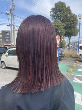 コワフュールトーリ フジグラン店(COIFFURE TORI) ブリーチカラー・ピンク