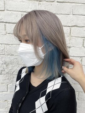 ハチ(HACHI) ハイトーンインナーカラー