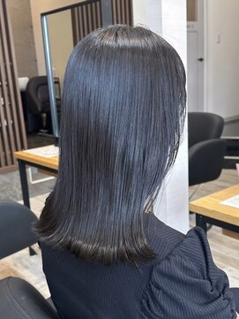 アトリエコア(Atelier Coa) 髪質改善トリートメントミルクティーベージュカラーくびれヘア