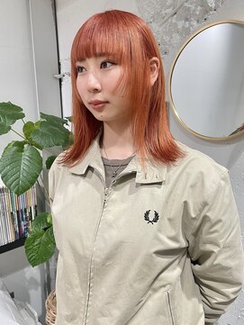 クリアーオブヘアー 栄南店(CLEAR of hair) オレンジカラー