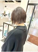 ボブ/切りっぱなしボブ/縮毛矯正