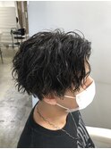 ツイスパセンターパート(カット+ケア特殊パーマ)