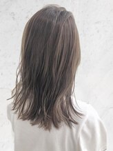 ブルー(BLUE) ラベンダーグレージュ 透明感カラー  mt___213r