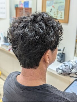 ヒデ美容室 メンズニュアンスパーマ