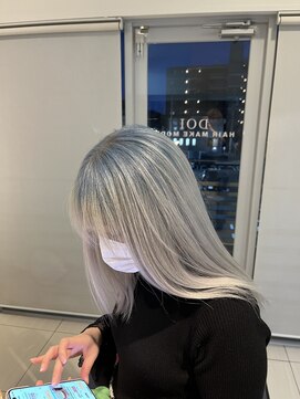 ドイ(DOI) ルーツカラー　ブルー×シルバー