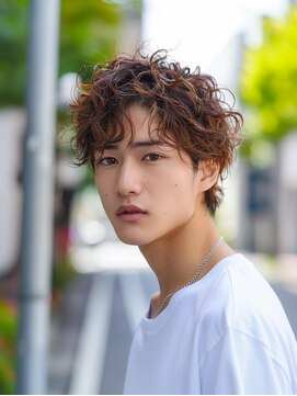 セプト 博多(SEPT.) ツイストスパイラルパーマ　束感　ツーブロック