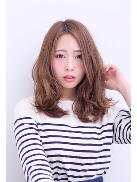 ヘアーズ ベリー 蒲生店(hairs BERRY) BERRY_小顔＿オリーブカラー＿セミウェットウェーブ＿ハイライト