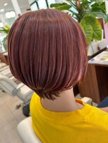 ヘアーアンドエステ ハラダ 滝ノ水店(Hair&Esthe Harada)&nbsp;ブリーチカラー/ショート/ローズピンク