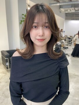 ソピ 名古屋名駅(sopi by invitation) 秋色　透明感カラー　レイヤーカット　マロンブラウン☆