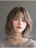 クールショート× 段カット×ダークアッシュ××暗めカラー所沢