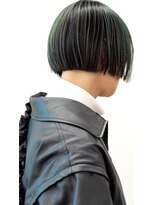 トランク 金剛店(tranq) グリーンアンブレラ冬のミニボブ