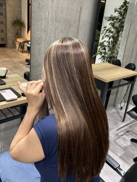 オーク 溝の口(OAK) コントラストしっかりめの細めハイライトで、立体感！