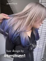 イエナ 渋谷(IENA)&nbsp;デザインカラーケアブリーチダブルカラーブルーグラデーション
