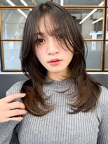 スタートウキョウ 渋谷(STAR TOKYO) 韓国風レイヤー顔周りレイヤーワンカールシースルーバング後れ毛