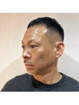 ジェントル(GENTLE) ベリーショートで魅せる◎大人の男のフェード/メンズカット
