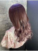 ラベンダーカラーブリーチグラデーション池袋