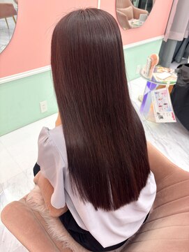 ガーランド(Girland) 【girland】ラベンダーピンク/韓国風/レイヤーカット