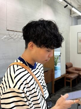 ニール シトロン 名古屋 伏見 丸の内(NEELU citron) [Neelu_take]メンズマッシュシャドウパーマ