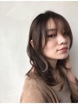 ワースホワイル(WORTH WHILE)&nbsp;イヤリングカラー/ミディアム/レイヤースタイル