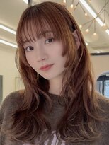 サンド 大阪梅田(sand)&nbsp;@cho_no.asato_sand 黒髪/ネビージュ/小顔/ワンレン/大阪梅田