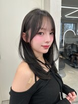 ロンド マーレ 天神大名店(Lond mare)&nbsp;黒髪/オリーブグレー/小顔/ココアベージュ/レイヤーカット