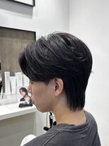 ルースト 京都四条大宮店(ROOST)&nbsp;センターパート、曲がる縮毛矯正、京都、ニュアンスパーマ