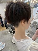 刈り上げショートクールショート顔周りカット小顔20代～50代
