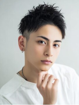 メンズチェレ 金剛店(MEN’s Chere) ベリーショート/ツーブロック/立ち上げバング