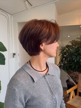 サン 白金台(SUN) 前髪長めフレンチショートヘア白金台目黒