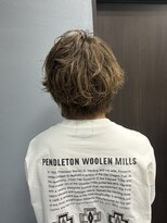 ミーツ 牧港店(mits)&nbsp;☆センターパート×ナチュラルウルフ☆
