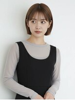 ラグ バイ シゲルカットクラブ 神田久志本店(lag)&nbsp;ナチュラルコンパクトボブ×シースルーバング