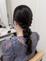 ヴィヒタ 川越 本川越(VIHTA.)&nbsp;パーティーヘアセット編み下ろしヘアアレンジ川越本川越