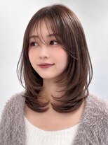 アビー(ABBEY3)&nbsp;ミディアムレイヤーカットハッシュカットシャギーカット髪質改善