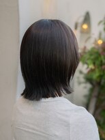 カルム(calme)&nbsp;【吉富】レイヤーボブ×ダークショコラブラウン