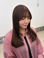 ヘアーアンドエステ ハラダ 滝ノ水店(Hair&Esthe Harada)&nbsp;ワンカラー/透明感/ナチュラルブラウン/ロング/レイヤーカット