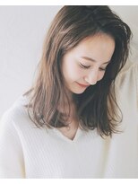 ユニカ バイ ベル 吉祥寺(unica by Belle)&nbsp;肌のキレイに見えるホワイトブラウン×大人ミディアム