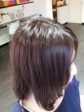 ヘアカラートリートメント専門店 美色館  FC東三国店 透明感☆くすみすぎないアッシュカラ―