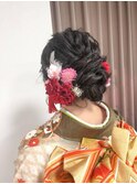 着物にも合うローシニヨンスタイル【chou-chou 北林夏実】