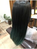 Dark blue green gradation