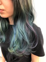 アン(Hair make un)&nbsp;#マーメイドユニコーンカラー