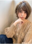 【アフロート添田】大人かわいい束感カールエッジショート