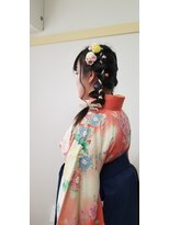 アルムヘアー(alm hair) 袴、ヘアセット