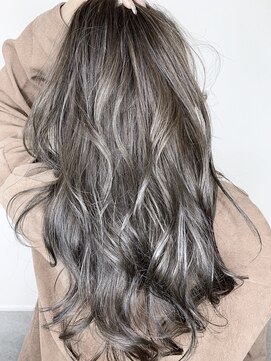 スターズ 川越店(STARS) バレイヤージュ×スモーキーアッシュ