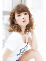 アジールヘア 東上野店(agir hair)&nbsp;ゆるふわ大人sweetミディ